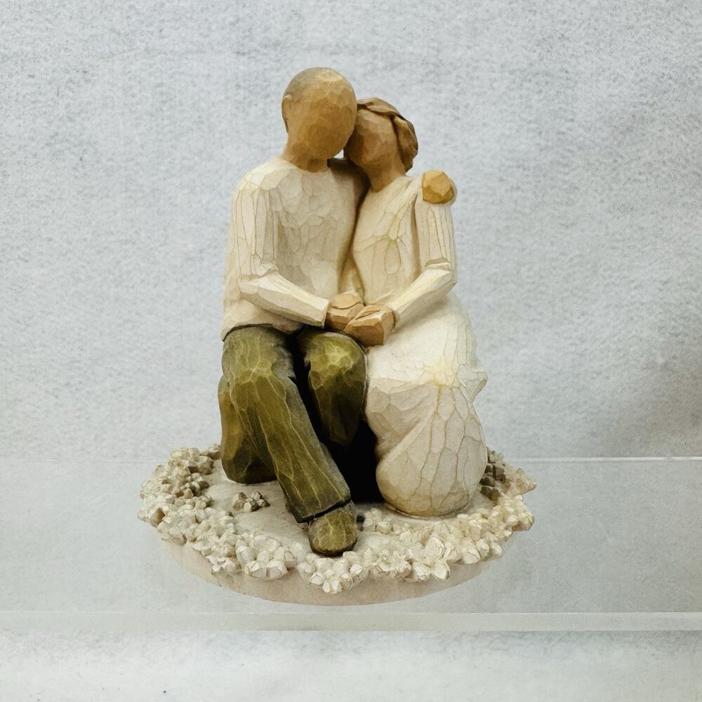 EUC Willow Tree Anniversary Figurine Love Ever Endures Demdaco 4.5” Cake Topper